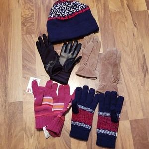 Womens Hat & Gloves